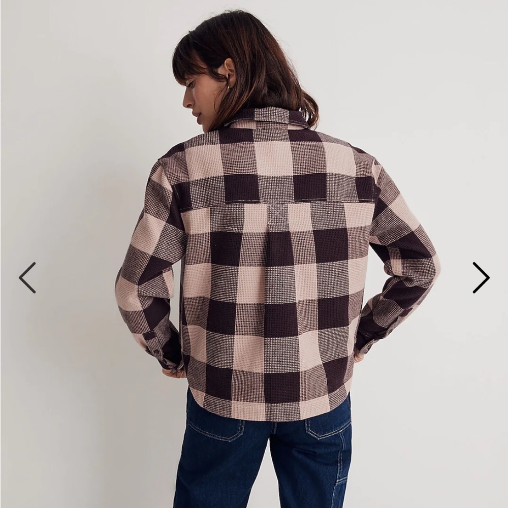 Madewell Waffle Half Zip Popover